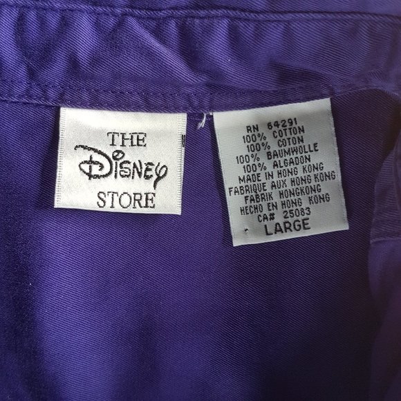 Vintage Disney Snow White and the Seven Dwarfs Button Down Shirt - Sz L - Picture 10 of 16